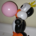 Penguin blowin' bubblegum