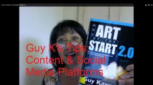 Guy K: Content on Social Media Platforms